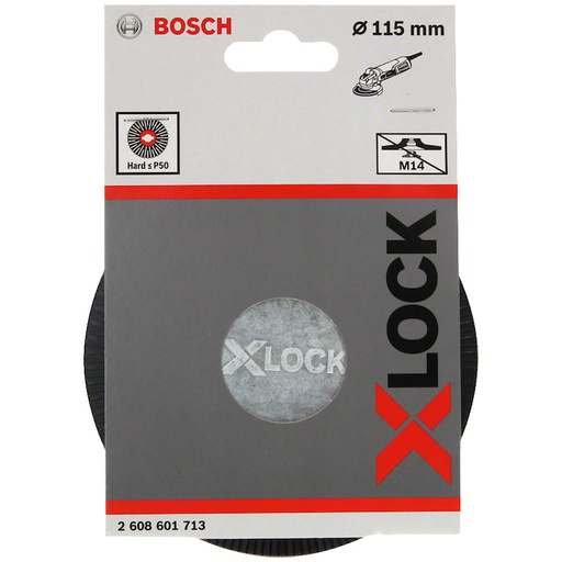 [2608601713] Plato de Hule 4 1/2&quot; BOSCH / XLOCK / BOSCH-TABLA-ACC