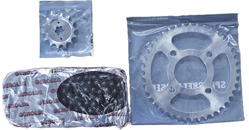 [A008925] Kit de Relaciones BAJAJ BOXER BM / 42T / 14T / 428H-124 / GIROLDI / BOSCH-7-C-4-B