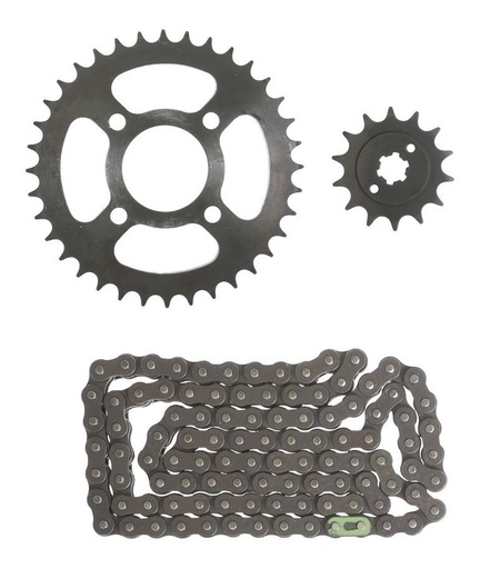 [A005143] Kit de Relaciones BAJAJ PULSAR 220 36T/14T/ 520H-104 / 4 HOYOS / GIROLDI / BOSCH-7-C-4-B