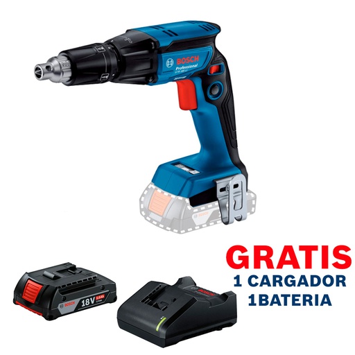 [19K7-0E1] Atornilladora GTB 185  Tabla Yeso /  BARETOOL / GRATIS 1-BATERIA + 1-CARGADOR  / BOSCH-7-E-3-C