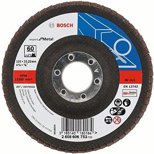 [2608606753] Disco Laminado 4/12" G.60 / METAL / EXPERT / BOSCH-7-D-3