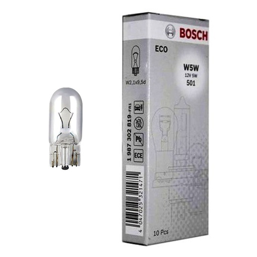 [1987302819] Bombilla BOSCH / W5W / T20 / 12 V / ECO LINE / BOSCH-12-C-1