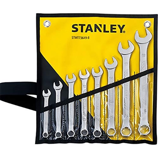 [STMT73649-LA] Llaves Combinadas METRICAS 14 Piezas / 8 ,9 ,10, 11, 12, 13, 14, 15, 16, 17, 18, 19, 22, 24 MM, STANLEY / DEWALT-