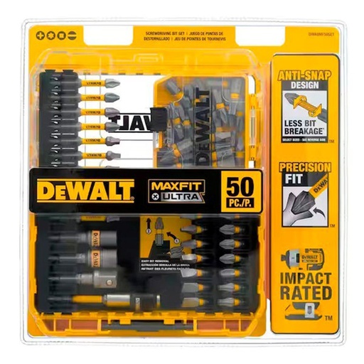 [DWAUMF50SET] Kit de Puntas Magneticas 50 Piezas / MAXFIT ULTRA / DWAUMF50SET / DEWALT-TABLA-7