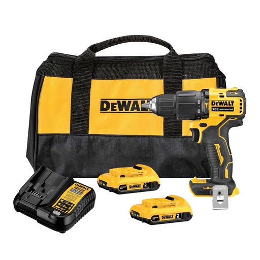 [DCD709D2-B3] Taladro inalambrico 20 V DEWALT  / Sin Carbones / Percucion / DEWALT-1-C-3-H