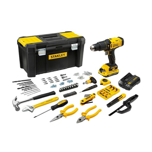 [SCD711C1H-B3] Taladro inalambrico 20 V STANLEY Lithium / FATMAX / Percucion SCD711C1H / 119 Accesorios / DEWALT-PASILLO-1-FONDO