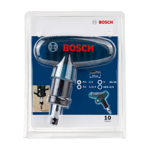 [2607017413] Juego de 10 puntas  DESTORNILLADOR / BOSCH-