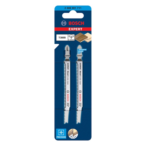 [2608901711] Sierra / 'Cuchilla para Caladora T308B 2 Uni / LAMINADOS / EXPERT / BOSCH-