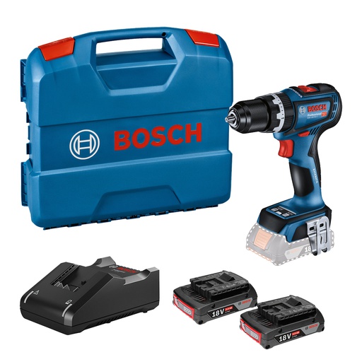 [19K6-1G1] Taladro inalambrico 18V BOSCH GSB 18V-90 C + PERCUCION / BOSCH-12-C-1