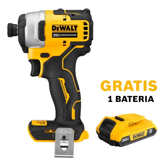 [DCF809B-OF1] Llave de Impacto 20 V DEWALT / BARETOOL / GRATIS DCB203 / DEWALT-(2)