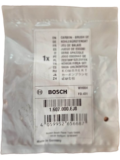 [1607000EJ8] Carbones Amoladora GWS 17-125 S / GWS 17-125 PS / E64 / BOSCH-3-D-2-E-4(9-B-2-F)