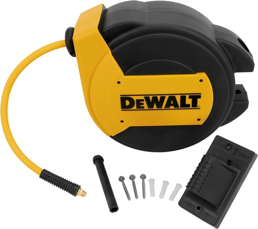 [DXCM024-0434] Manguera Con Carrete de 15 Metros ( 50 Pies ) Conector 1/4" Grosor 3/8" / POLIURETANO / DEWALT / DEWALT-(B2)-PISO-1