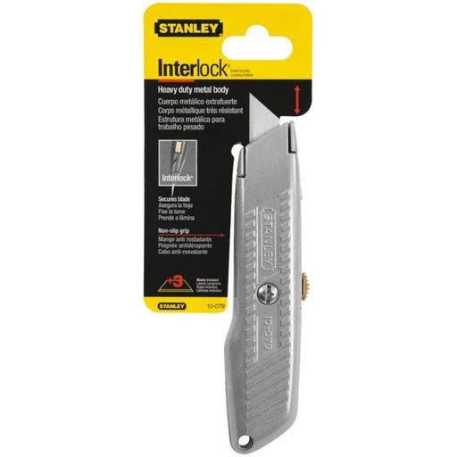 [10-079] Cuchilla Auto Retractil USO GENERAL / MANGO METALICO / STANLEY / DEWALT-TABLA 2