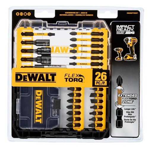 [DWANGFT26SET] Kit de Puntas Magneticas 26 Piezas / DWANGFT26SET / DEWALT-TABLA 7